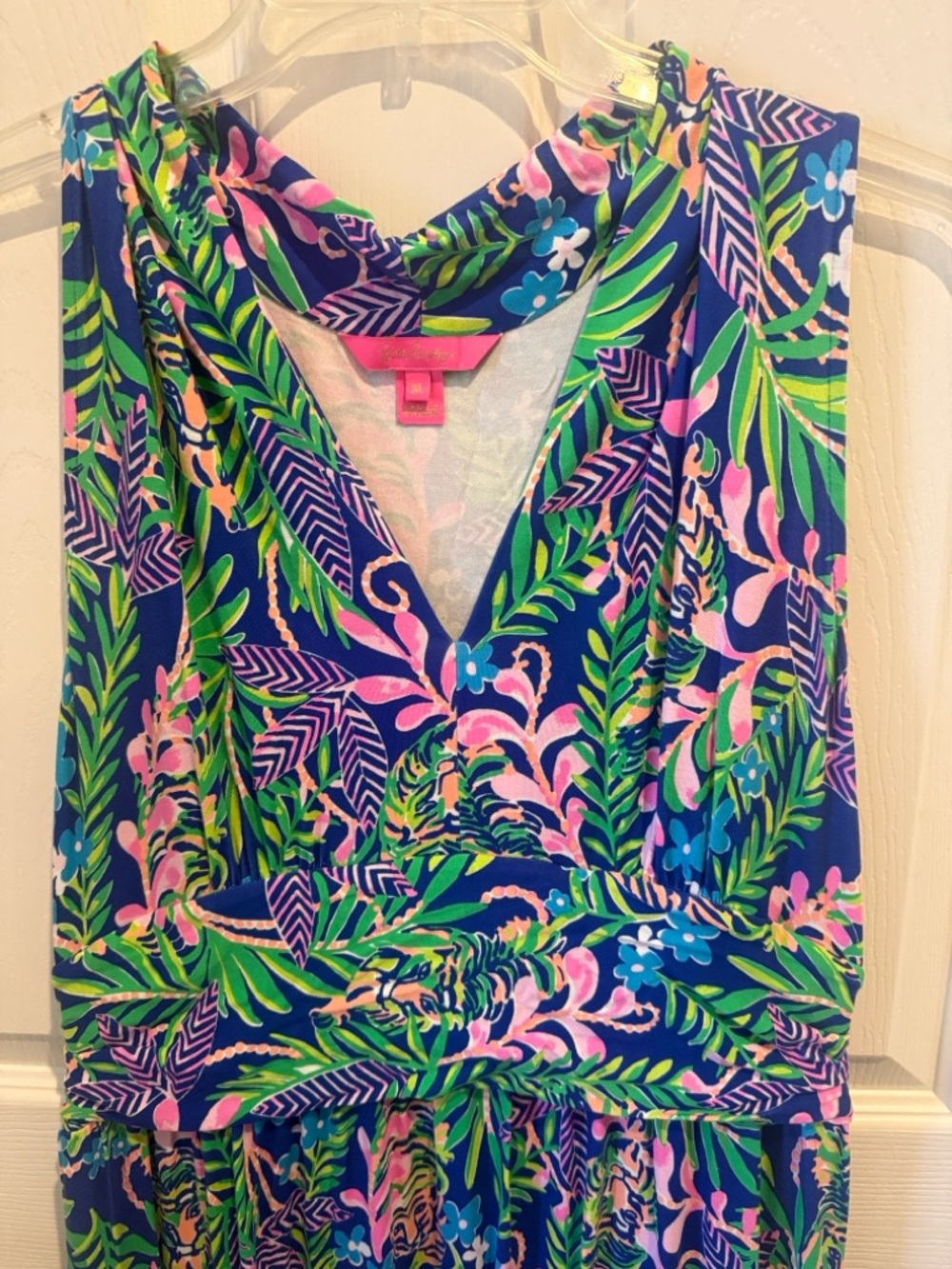 Lily Pulitzer Pearce Maxi Dress - Borealis Blue XL - Picture 9 of 9